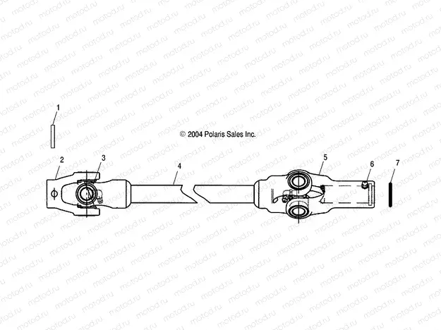 PROP SHAFT | PROP SHAFT, FRONT - R05RD68AA/AB (4998269826B10)