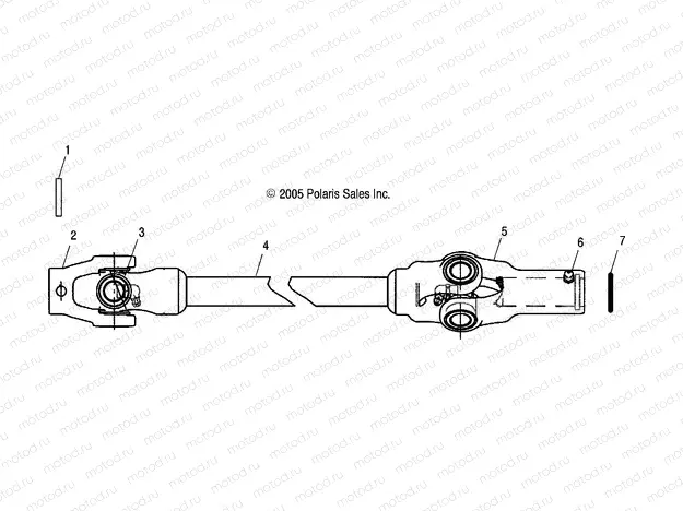 PROP SHAFT | PROP SHAFT, FRONT - R06RD50AB/AC (4999203249920324B10)