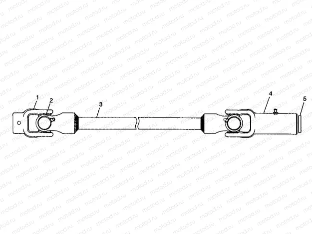 PROP SHAFT - W98CH50A (4945714571b006) | PROP SHAFT - W98CH50A (4945714571b006)