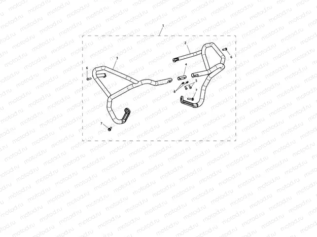 Protection Bar, Upper, Kit