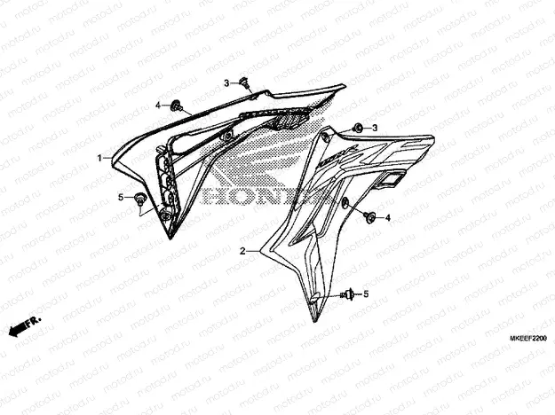 RADIATOR SHROUD (CRF450R)