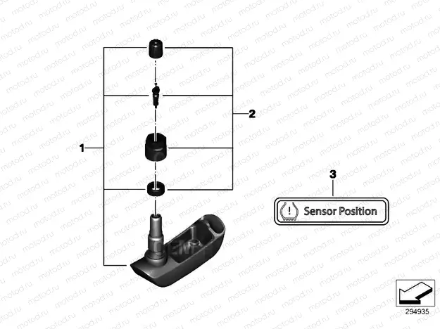 RDC SENSOR FOR REAR WHEEL