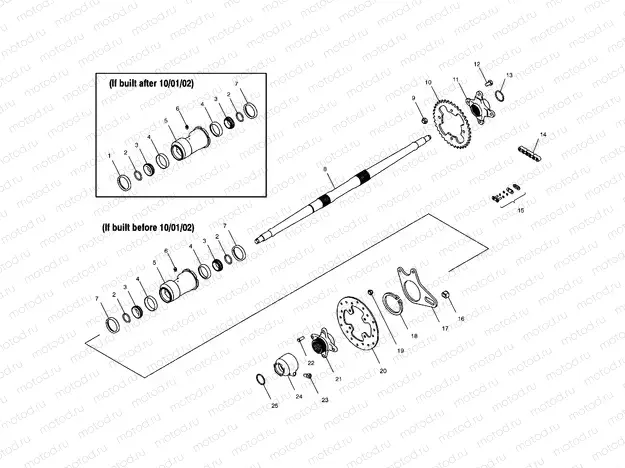 REAR AXLE and HOUSING - A03GJ50AA/AB (4975767576B05) | REAR AXLE and HOUSING - A03GJ50AA/AB (4975767576B05)