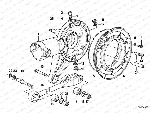 Rear-axle-drive parts