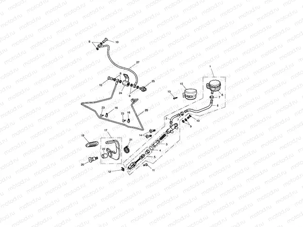 Rear B. Master Cylinder 469051