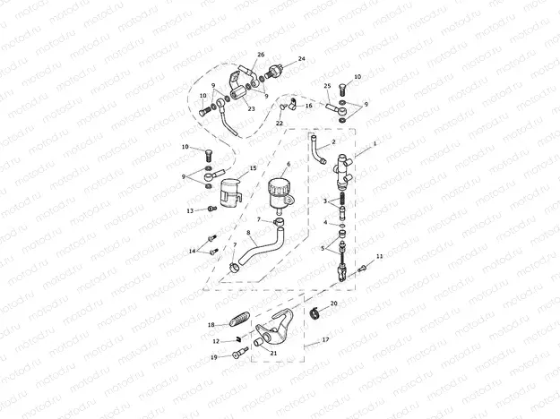 Rear B. Master Cylinder 532900