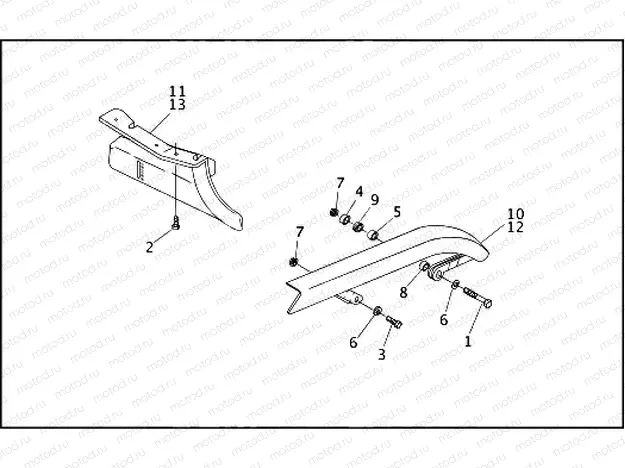 REAR BELT GUARD
