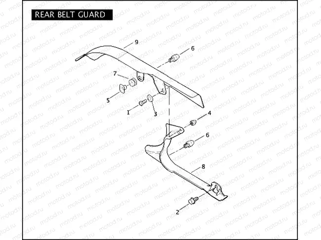 REAR BELT GUARD