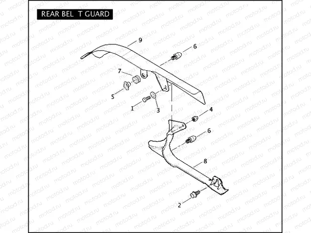 REAR BELT GUARD