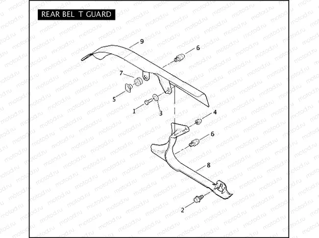 REAR BELT GUARD
