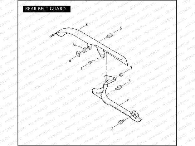 REAR BELT GUARD