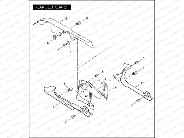 REAR BELT GUARD
