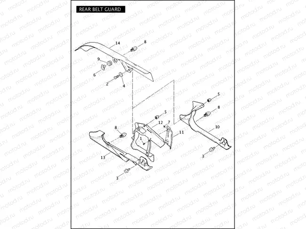REAR BELT GUARD