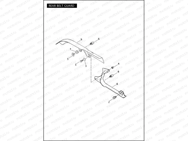 REAR BELT GUARD