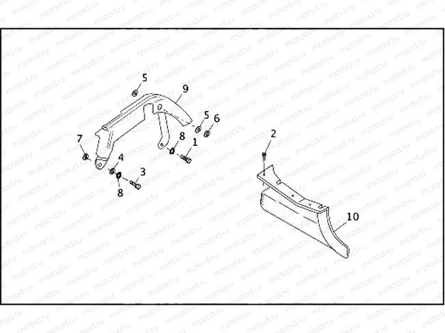 REAR BELT GUARD & DEBRIS DEFLECTOR