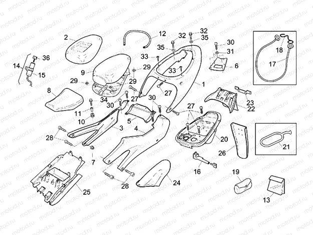 Rear body