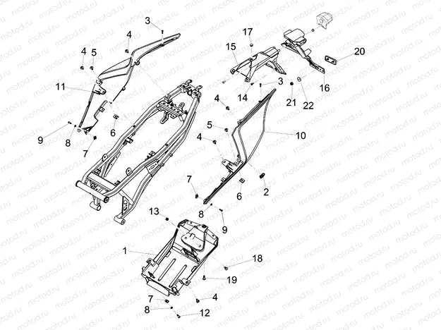 Rear body