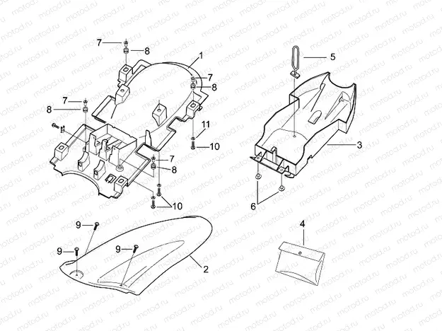 Rear body I