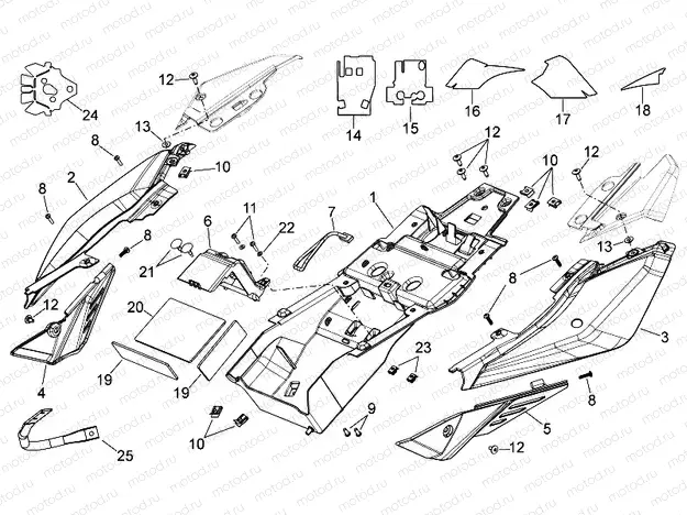 Rear body I