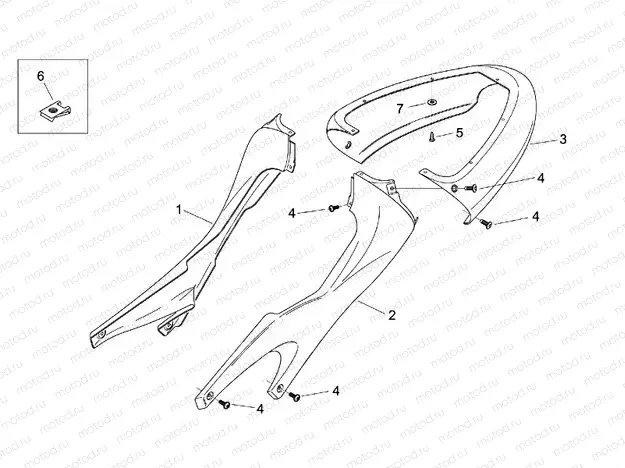 Rear body I