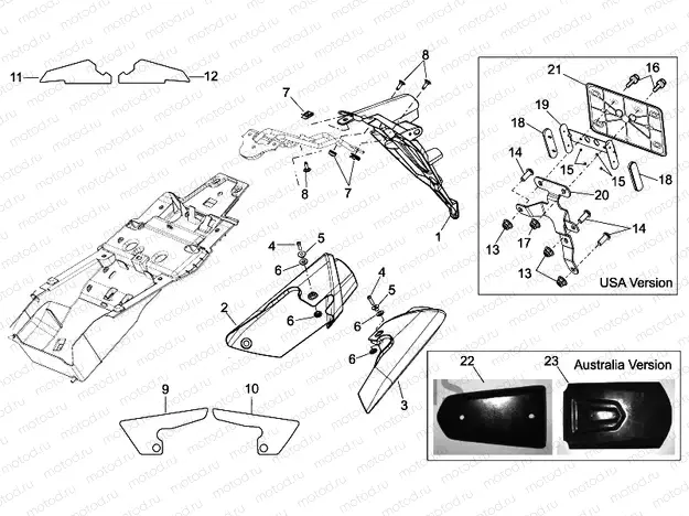 Rear body III