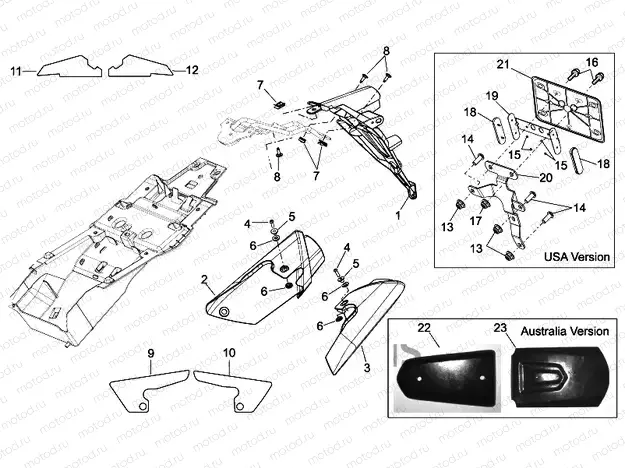 Rear body III