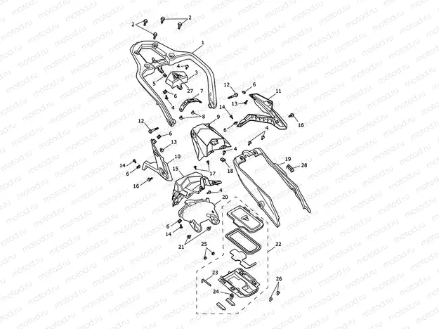 Rear bodywork