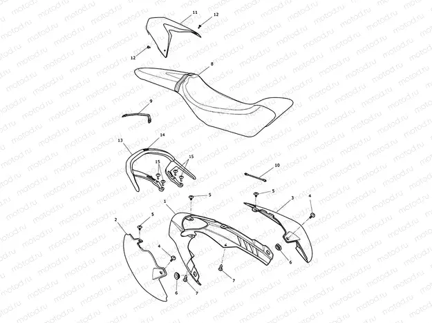 Rear Bodywork & Seat