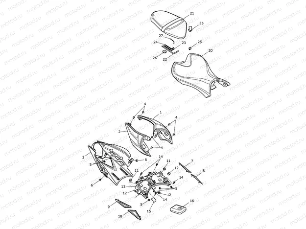 Rear Bodywork & Seat