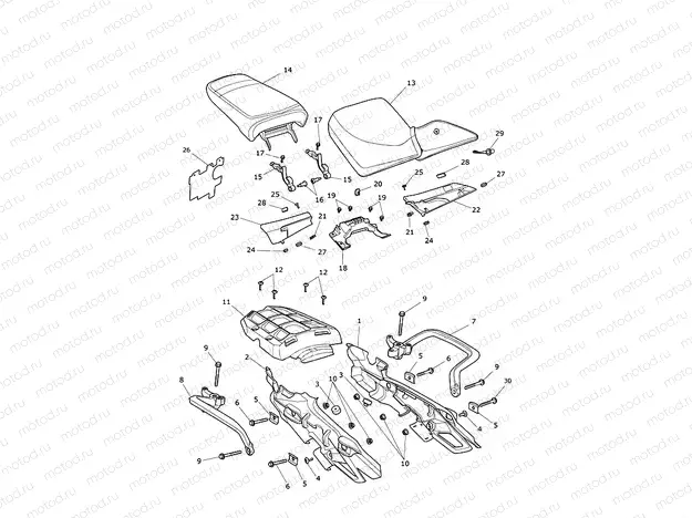 Rear Bodywork & Seat