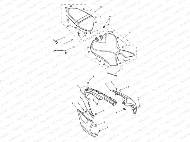Rear Bodywork & Seat