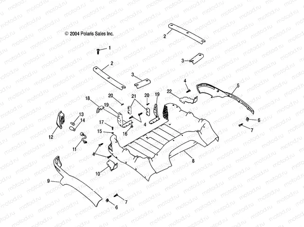 REAR BOX - A05JD50AA/AB/AC (4995189518A05) | REAR BOX - A05JD50AA/AB/AC (4995189518A05)