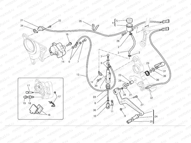 Rear brake