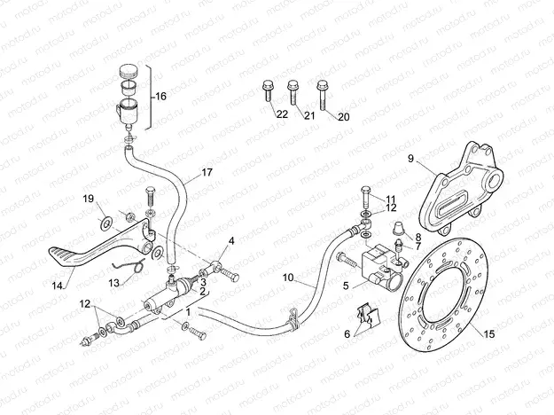 Rear brake