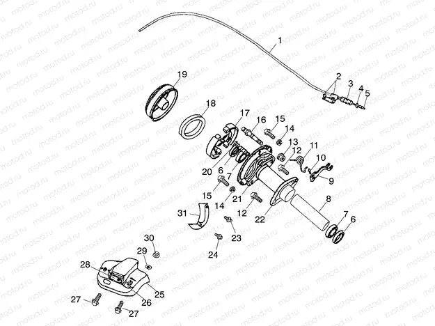 REAR BRAKE - A03EA05CA/CB (4978807880B10) | REAR BRAKE - A03EA05CA/CB (4978807880B10)