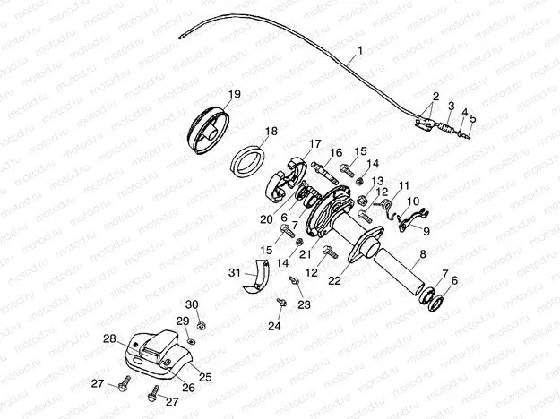 REAR BRAKE - A03KA09CA/CB (4983138313B10) | REAR BRAKE - A03KA09CA/CB (4983138313B10)