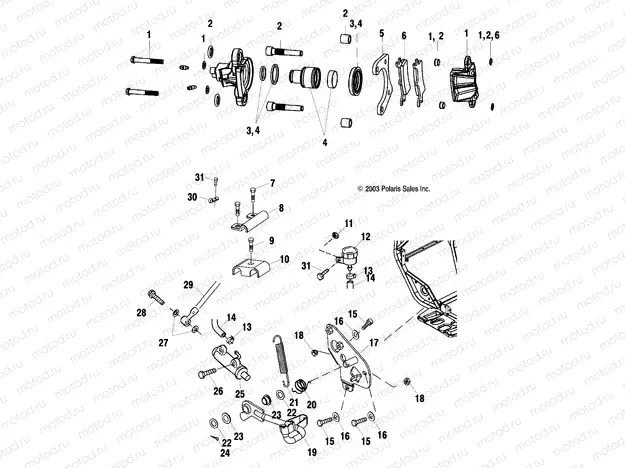 REAR BRAKE - A04CB32AA/FC (4986188618B03) | REAR BRAKE - A04CB32AA/FC (4986188618B03)