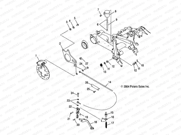 REAR BRAKE - A04GJ50AA/AB/AC/AD (4995119511B09) | REAR BRAKE - A04GJ50AA/AB/AC/AD (4995119511B09)