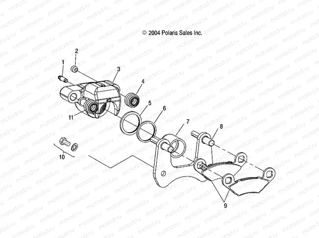 REAR BRAKE - A05JD32EA (4995189518C08) | REAR BRAKE - A05JD32EA (4995189518C08)