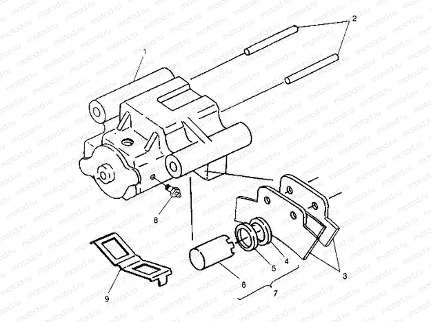 REAR BRAKE ASSEMBLY 6x6 400L W948740 (4926802680C009) | REAR BRAKE ASSEMBLY 6x6 400L W948740 (4926802680C009)