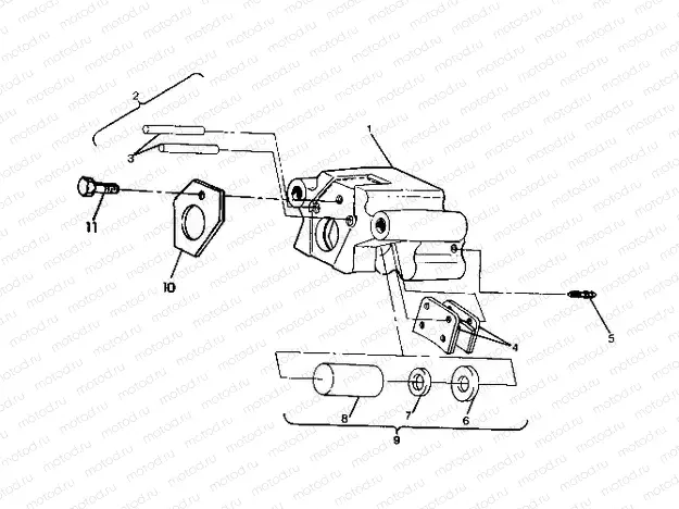 REAR BRAKE ASSEMBLY 6X6 (4919811981038A) | REAR BRAKE ASSEMBLY 6X6 (4919811981038A)