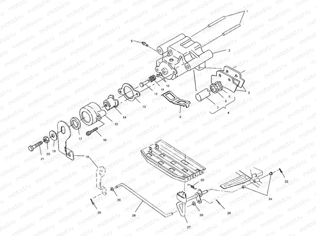 REAR BRAKE ASSEMBLY - W958144 (4926862686c007) | REAR BRAKE ASSEMBLY - W958144 (4926862686c007)