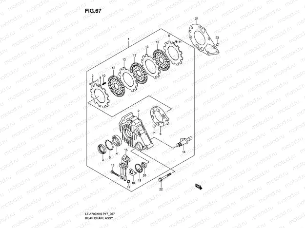 REAR BRAKE ASSY