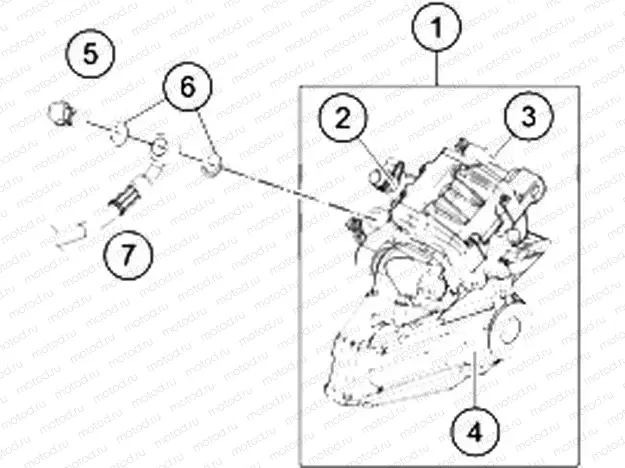 REAR BRAKE CALIPER