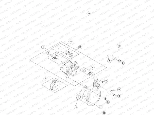 REAR BRAKE CALIPER