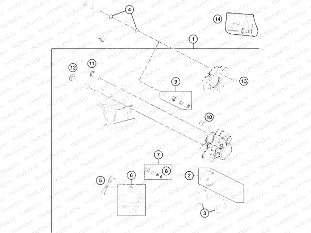 REAR BRAKE CALIPER