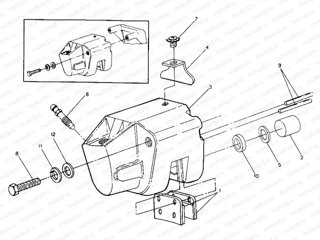 Rear Brake Caliper Assembly (49147514750035) | Rear Brake Caliper Assembly (49147514750035)