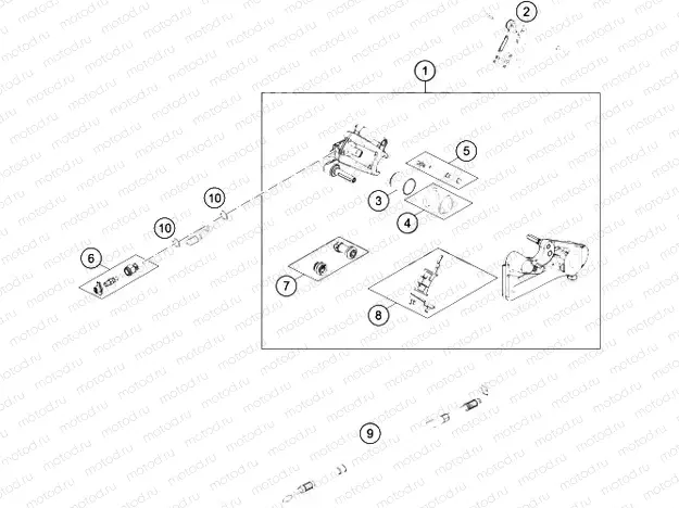 REAR BRAKE CALIPER|Frame|13
