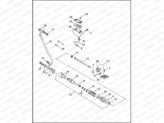 REAR BRAKE CONTROL (2 OF 2)