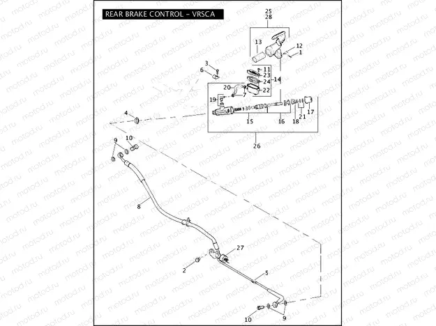 REAR BRAKE CONTROL - VRSCA